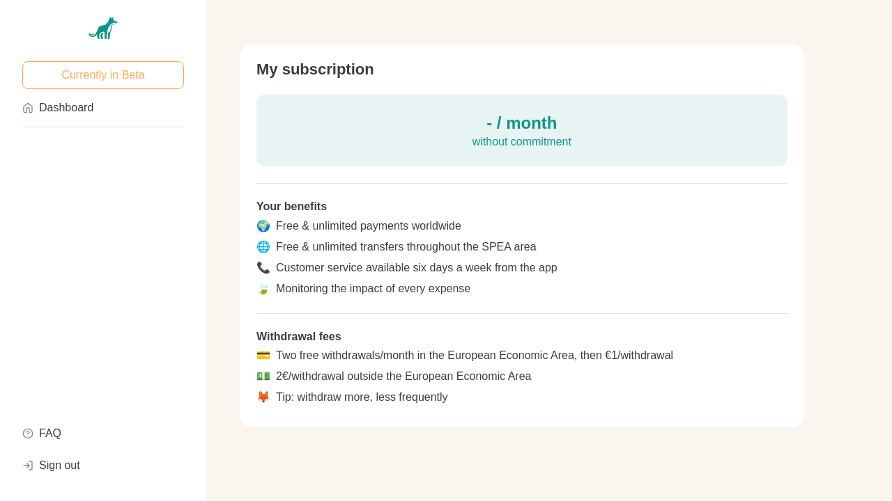 Navigate to subscription details